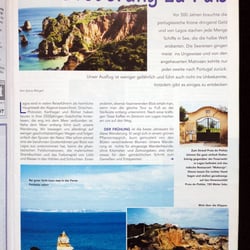 „Entdecken Sie Algarve“, Layout, Text und Fotos