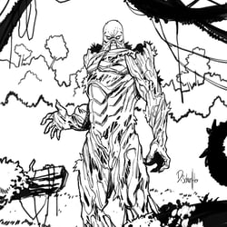 Swamp Thing Sketch Cover
