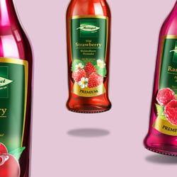 Fruchtsirup, Label-Design