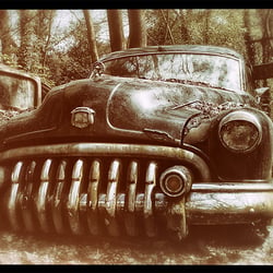 Vinitage Car of Graveyard