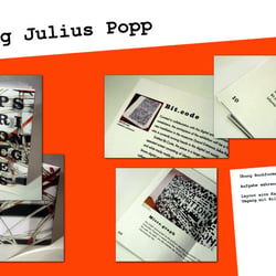 Katalog/Buchformat Übung Julius Popp
