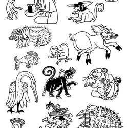 Sticker Maya (Fineliner)