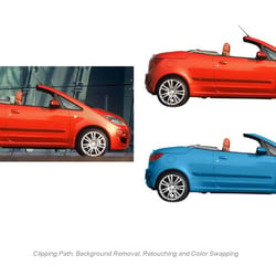 Image Clipping Path, Background Removal, Retouching and Color Swapping