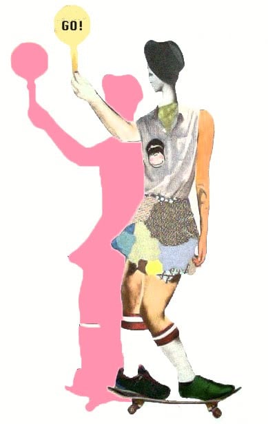 Illustration/Mixed Media „GO“