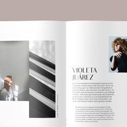 Design und Layout für das Kunstbooklet des Ameron Swiss Mountain Resorts in Davos