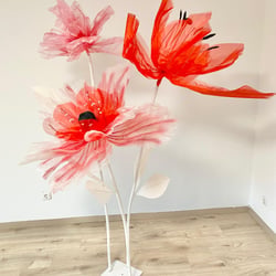Blumen Aus Organza (2)