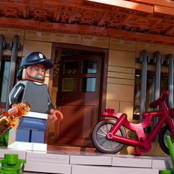 Ghetto Lego Dough Boy front Porch