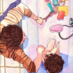 The bath