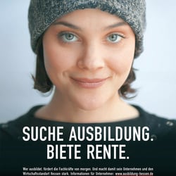 Plakat-Kampagne für mehr Ausbildung