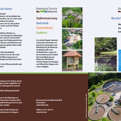 Faltblatt außen