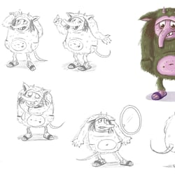 Character-Design „Untier“ (für ein Kinderbuch)
