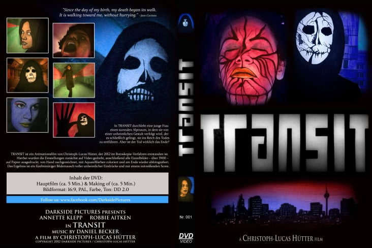 DVD-Cover: Animationsfilm „TRANSIT“