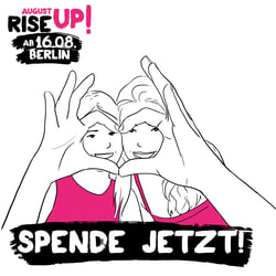 Spendenaufruf August RiseUp