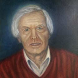 Anton H. 2017, Öl auf Leinwand, 40 × 50cm