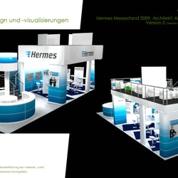 3D – Eventarchitektur – Messestand Hermes 4