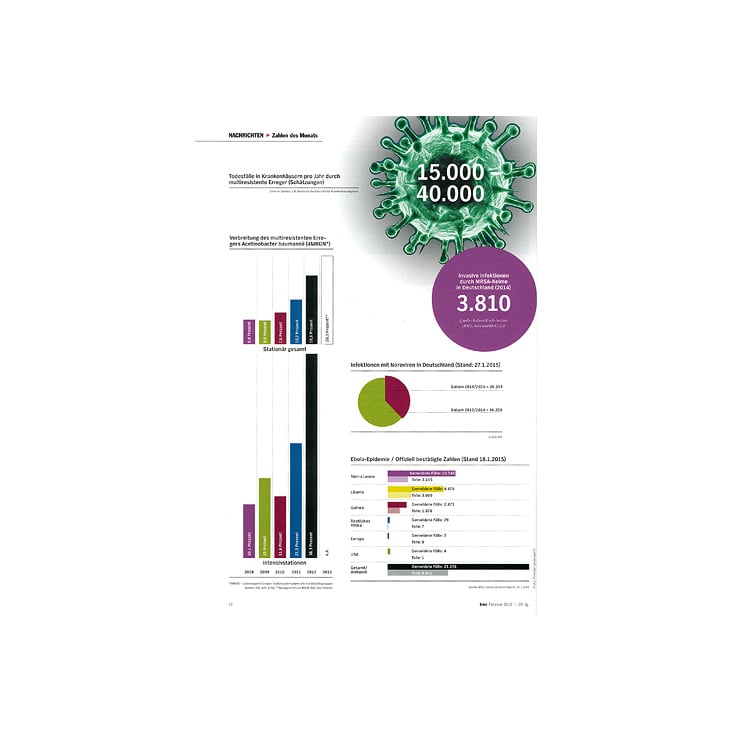 Infografik Rubrik Zahlen des Monats