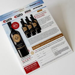 Anzeigenkampagne Weinhandel