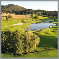 Drohnenaufnahme – Golfplatz