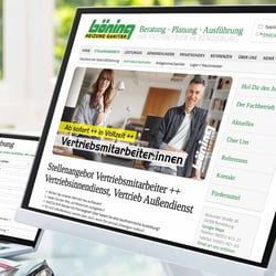 Webdesign Projekt – H. Böning Heizung Sanitär GmbH