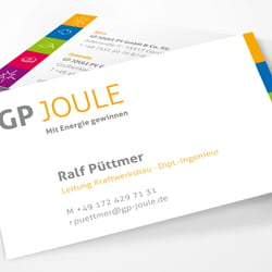 GP Joule – Geschäftsausstattung