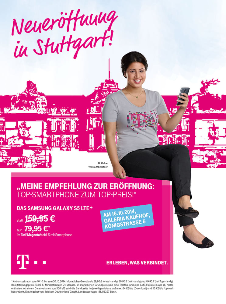 Eröffnungskommunikation Shop