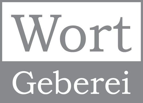 Wortgeberei Text und Konzept