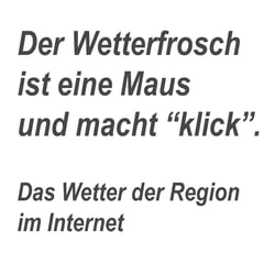 Wetterfrosch