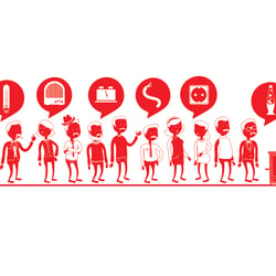 Figurendesign & Icons für Elektrogroßhandel-Jubiläumsfilm