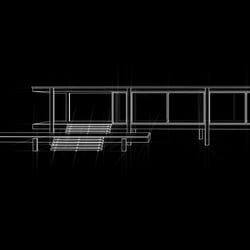 NonRealisticRendering – Farnsworth House von Mies van der Rohe