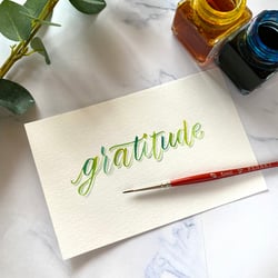 Watercolor Lettering