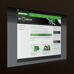 Website Industrieunternehmen · CMS Typo3