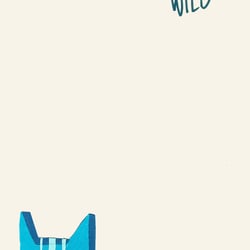 (Wild)Katze Postkarte