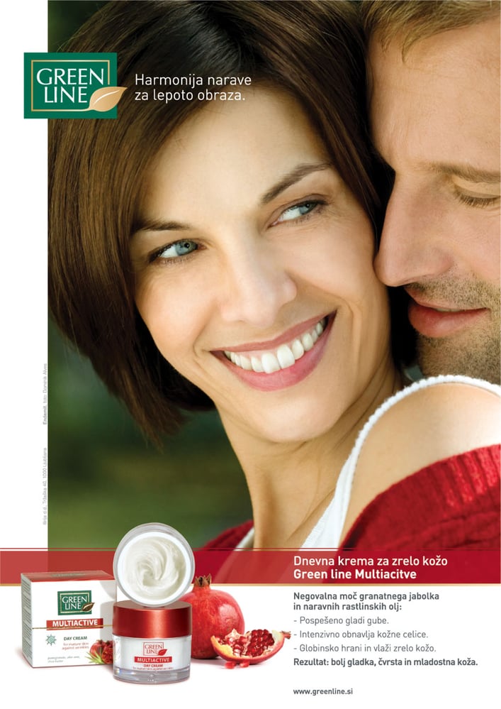 Green Line for Ilirija cosmetics / Magazine Print Campaign Europe