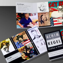 Foldergestaltung für Grafiker und Maler Achim Kegel