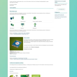 Corporate Design in Webseite – Alte Farbvariante / altes Portfilio