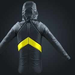 Cycling jacket back
