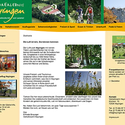 Homepage Tourismus Hayingen 2010/Teamwork mit Marcard Media