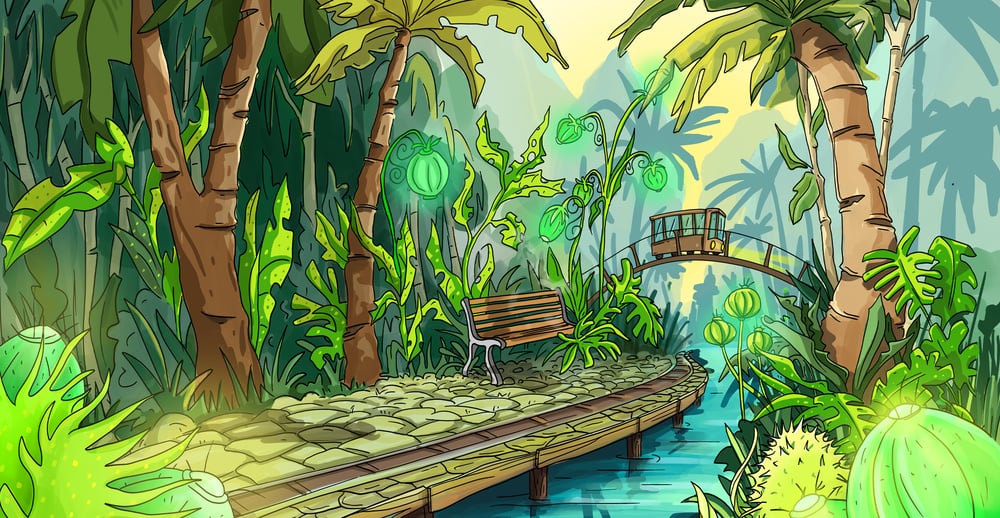Dschungel Illustration