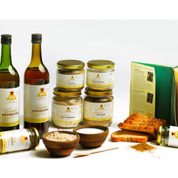 Gestaltung der Etiketten für die Produkte von Desi Eco Farms