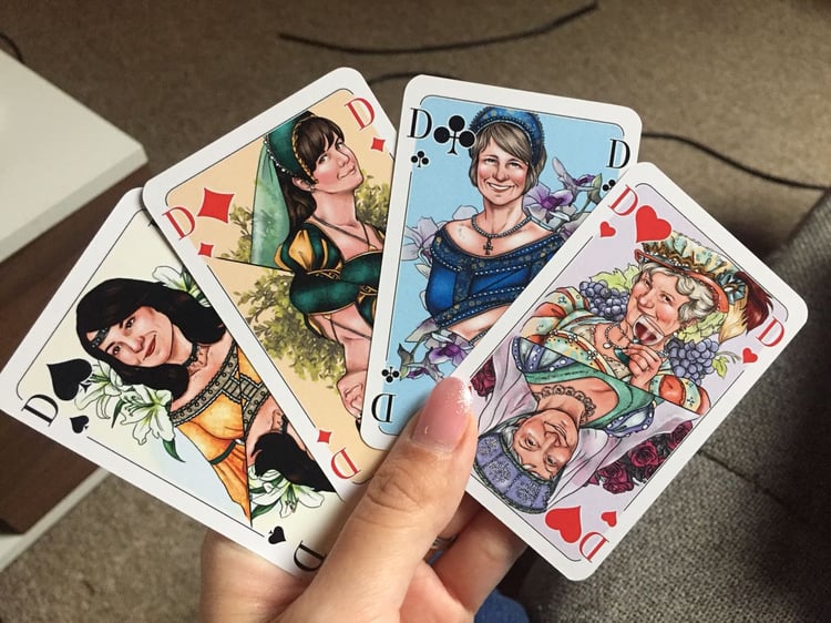 Spielkarten Illustration