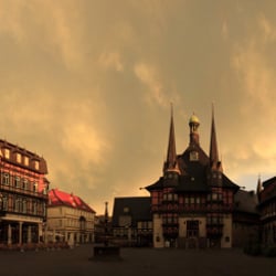 Wernigerode, Marktplatz mit Rathaus
