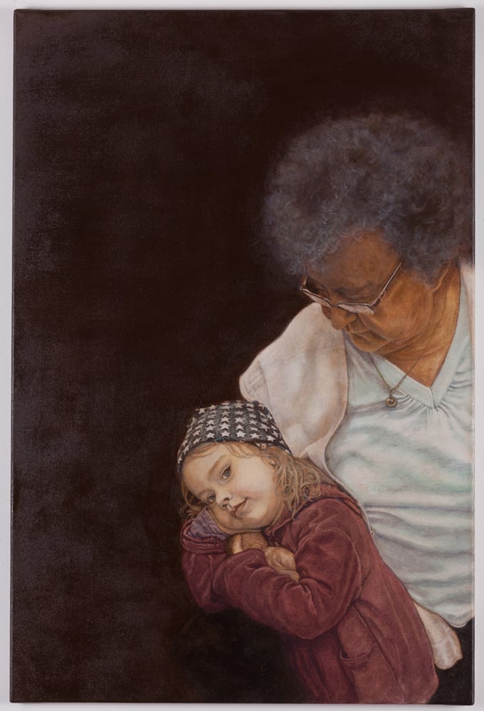 One Day 2016, Öl auf Leinwand, 100 × 70cm