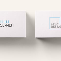 verschiedene Vorschläge für Open Research Logo
