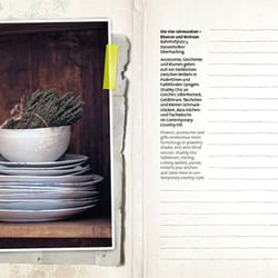 Landmark Notes Doppelseite innen