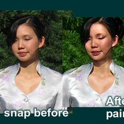Photo Cleanup Asian Model
