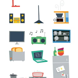 Elektronische Geräte Icons
