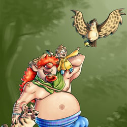 Kinderbuch-Illustration: Dagda und Freunde