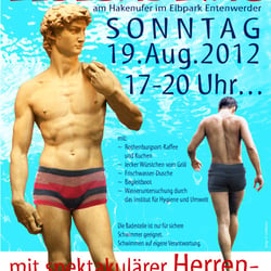 Plakat für 10. Elbebadetag 2012