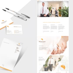 Corporate Design / Website / Geschäftsausstattung – Sebastian Steuerkanzlei – Kolibri Werbeagentur Chemnitz