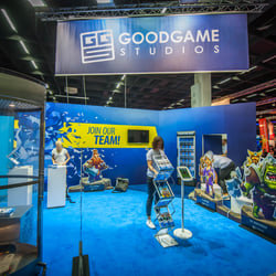 Messestand im B2C Bereich (Gamescom 2014)